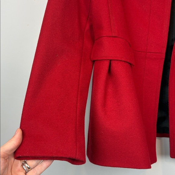 Banana Republic Women's Bold Red Trench Coat - Picture 6 of 16